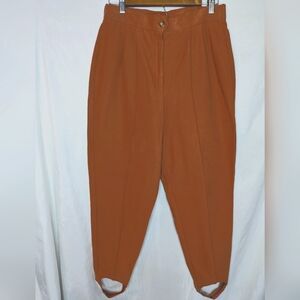 EQT Eddie Haggar Vintage Brown Stirrup Pants, 14P